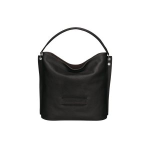 Bolsa De Hombro Longchamp Cuero Negras | 091783UBL