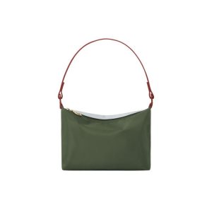 Bolsa De Hombro Longchamp Lona Kaki | 438019OQA