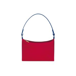 Bolsa De Hombro Longchamp Lona Rojas | 472063AUB