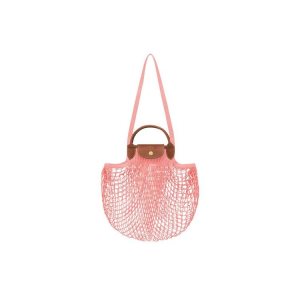 Bolsa De Hombro Longchamp Lona Rosas | 342715WTX
