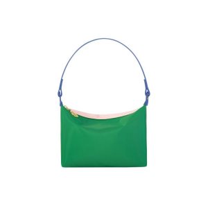 Bolsa De Hombro Longchamp Lona Verde | 609831JMF
