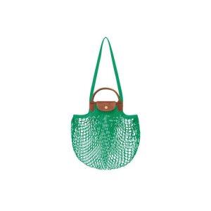 Bolsa De Hombro Longchamp Lona Verde | 719402POC