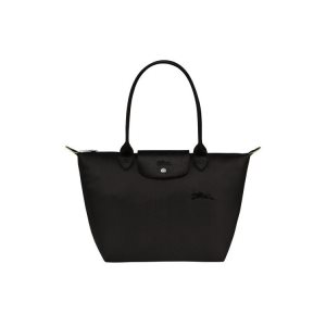 Bolsa De Hombro Longchamp S Recycled canvas Negras | 960125JRG