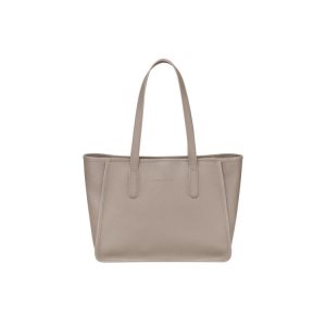 Bolsa De Hombro Longchamp Turtledove Cuero Gris | 294853LVE