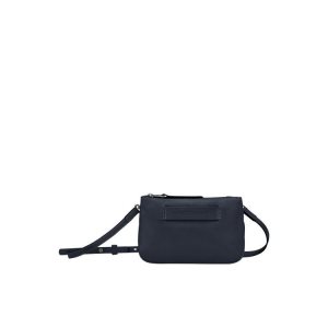 Bolsos Cruzados Longchamp Cuero Azules | 470639HNS
