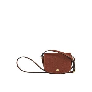 Bolsos Cruzados Longchamp Cuero Marrones | 140967QDK