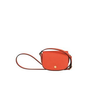 Bolsos Cruzados Longchamp Cuero Naranjas | 472683UQM
