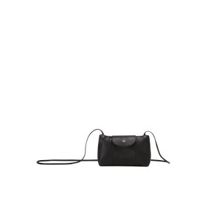 Bolsos Cruzados Longchamp Cuero Negras | 209736JWC