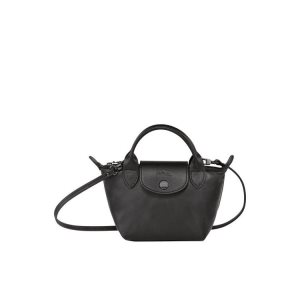 Bolsos Cruzados Longchamp Cuero Negras | 510738TAU