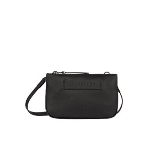 Bolsos Cruzados Longchamp Cuero Negras | 873260UVQ