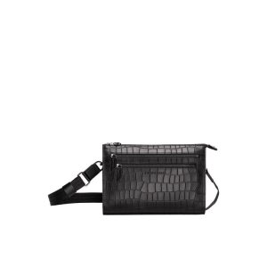 Bolsos Cruzados Longchamp Cuero Negras | 873650LSP
