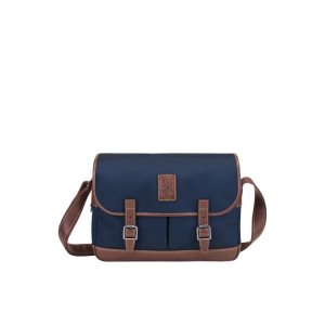 Bolsos Cruzados Longchamp Lona Azules | 086719OEW