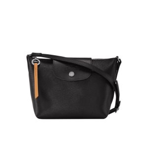 Bolsos Cruzados Longchamp Lona Negras | 732654YEN