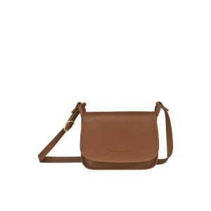 Bolsos Cruzados Longchamp M Caramel Cuero Marrones | 016572BIE