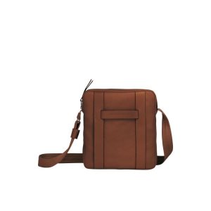 Bolsos Cruzados Longchamp M Cuero Marrones | 476398HFT