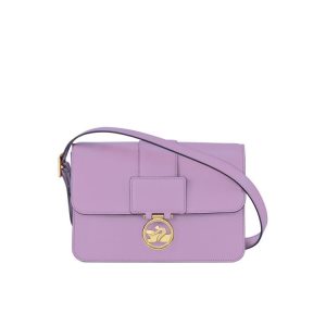 Bolsos Cruzados Longchamp M Cuero Moradas | 763284BPM