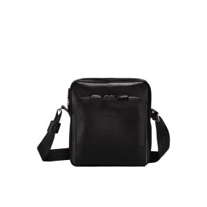 Bolsos Cruzados Longchamp M Cuero Negras | 245693EKT