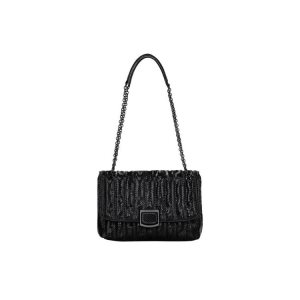 Bolsos Cruzados Longchamp M Cuero Negras | 569024EJA