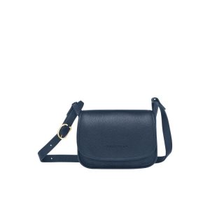 Bolsos Cruzados Longchamp S Cuero Azul Marino | 123759WIX