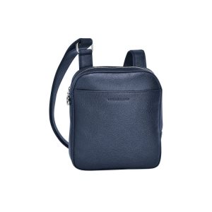 Bolsos Cruzados Longchamp S Cuero Azul Marino | 593642GMA