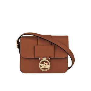 Bolsos Cruzados Longchamp S Cuero Marrones | 450892UYW