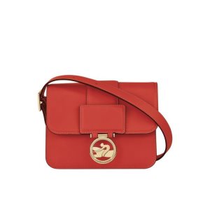 Bolsos Cruzados Longchamp S Cuero Naranjas | 310684VUJ