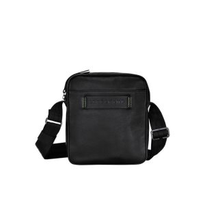 Bolsos Cruzados Longchamp S Cuero Negras | 263798VNL