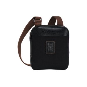 Bolsos Cruzados Longchamp S Lona Negras | 670854SBK