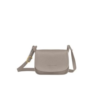 Bolsos Cruzados Longchamp S Turtledove Cuero Gris | 310752LIX