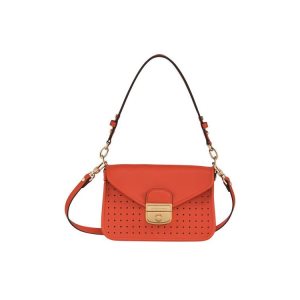 Bolsos Cruzados Longchamp Xs Cuero Naranjas | 207641YUM