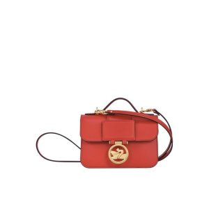 Bolsos Cruzados Longchamp Xs Cuero Naranjas | 305147XGI