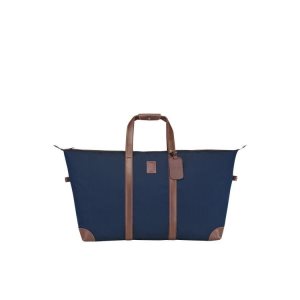 Bolsos De Viaje Longchamp Lona Azules | 720598ZHJ