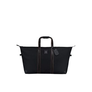 Bolsos De Viaje Longchamp Lona Negras | 706529EUT
