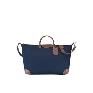 Bolsos De Viaje Longchamp Xl Lona Azules | 260893PJH