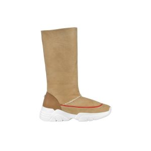 Boots & Booties Longchamp Cuero Beige | 342617IUT