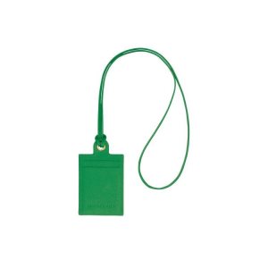 Cardholders & Coin Purses Longchamp Card With Necklace Cuero Verde | 712689PLU