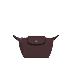 Cardholders & Coin Purses Longchamp Cuero Burdeos | 286574JLG