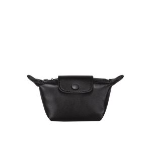 Cardholders & Coin Purses Longchamp Cuero Negras | 295481AIG