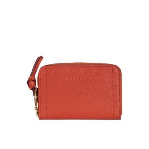 Cardholders & Coin Purses Longchamp Marmelade Cuero Naranjas | 842316KDO
