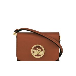 Cardholders & Coin Purses Longchamp With Cuero Marrones | 247015WEB
