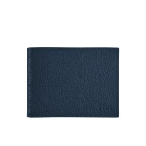 Carteras Longchamp Cuero Azul Marino | 736142MHZ