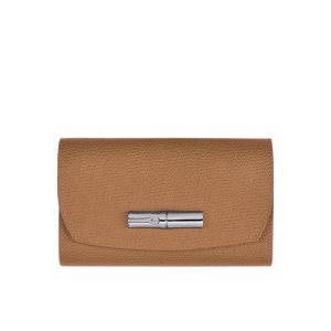 Carteras Longchamp Cuero Beige | 428915MIW