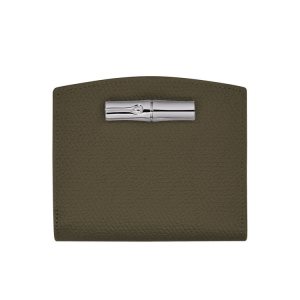 Carteras Longchamp Cuero Kaki | 125348TXV