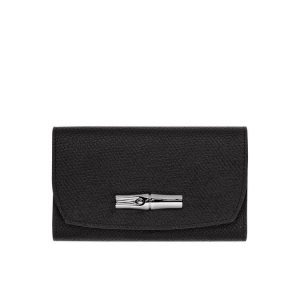 Carteras Longchamp Cuero Negras | 415689CHP
