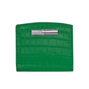 Carteras Longchamp Cuero Verde | 924168POR