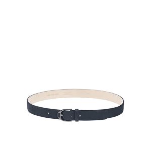 Cinturones Longchamp Cuero Azules | 794356GTU