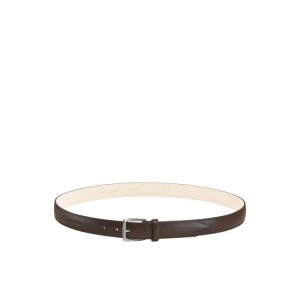 Cinturones Longchamp Cuero Beige | 435076KLX
