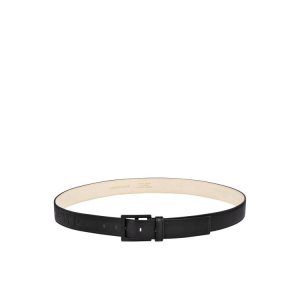 Cinturones Longchamp Cuero Negras | 152079BNE