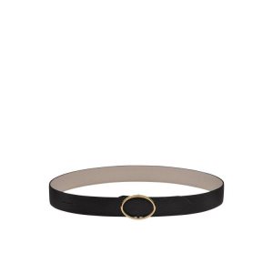 Cinturones Longchamp Cuero Negras | 284130IXN