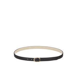 Cinturones Longchamp Cuero Negras | 427395HJR